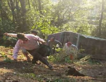 कोटद्वार में बस खाई में गिरी, 14 घायल 8 Hello Uttarakhand News »