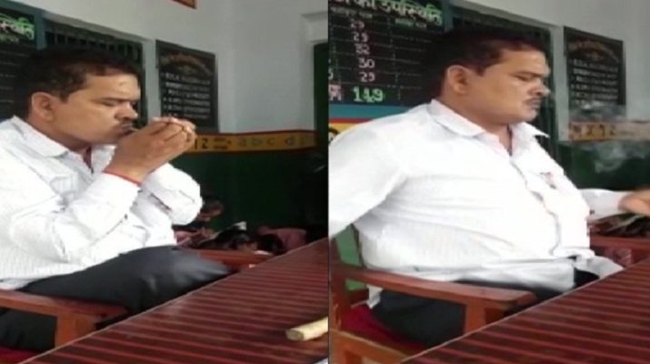 क्लास में ही बच्चों के बीच बीड़ी सुलगाने लगे गुरूजी, वीडियो वायरल होने के बाद सस्पेंड 1 क्लास में ही बच्चों के बीच बीड़ी सुलगाने लगे गुरूजी, वीडियो वायरल होने के बाद सस्पेंड 1 Hello Uttarakhand News »