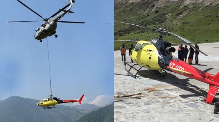 वायुसेना के एमआइ-17 ने केदारनाथ में किया खतरनाक रेस्क्यू 1 Hello Uttarakhand News »