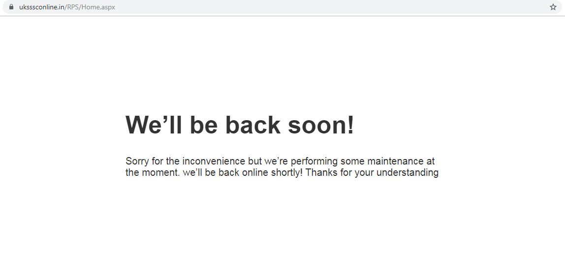 आवेदन के अंतिम दिन उत्तराखंड आयोग की वेबसाइट टांय-टांय फिस; कई बेरोजगार आवेदन से वंचित 2 Hello Uttarakhand News »