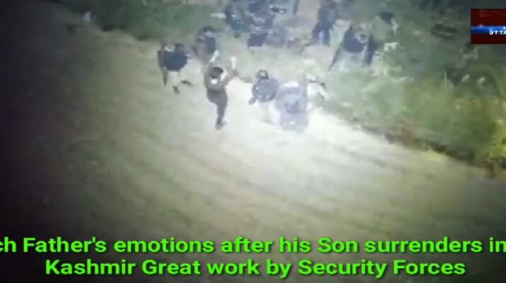 J&K: Great work by security forces in Kashmir, Motivating militants to surrender, Hizbul terrorist surrenders during encounter with security forces in Awantipora, Watch Father's emotions after his Son surrendered 1 Hello Uttarakhand News »