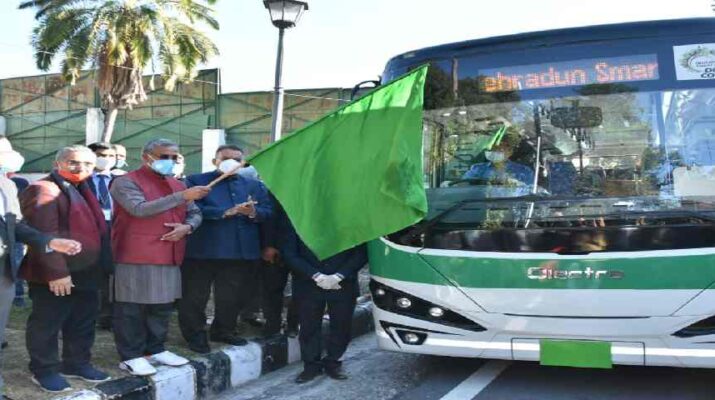 देहरादून शहर में इलेक्ट्रिक बस का हुए ट्रायल रन, देहरादून स्मार्ट सिटी लिमिटेड का फ़िलहाल 30 बसें चलाने का प्रयास 1 Hello Uttarakhand News »