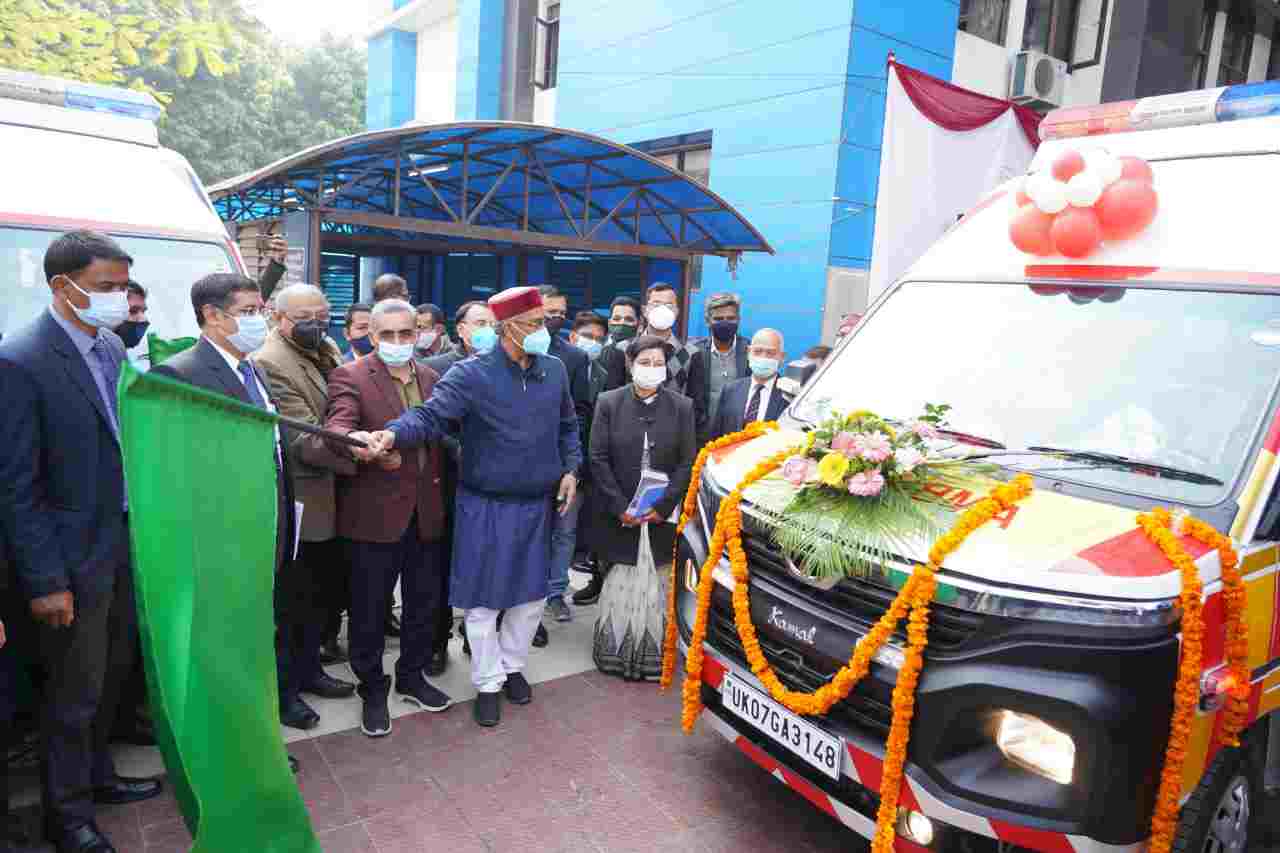 मुख्यमंत्री ने गांधी शताब्दि चिकित्सालय में 132 नई एम्बुलेंस का किया फ्लैग ऑफ़ 3 Hello Uttarakhand News »
