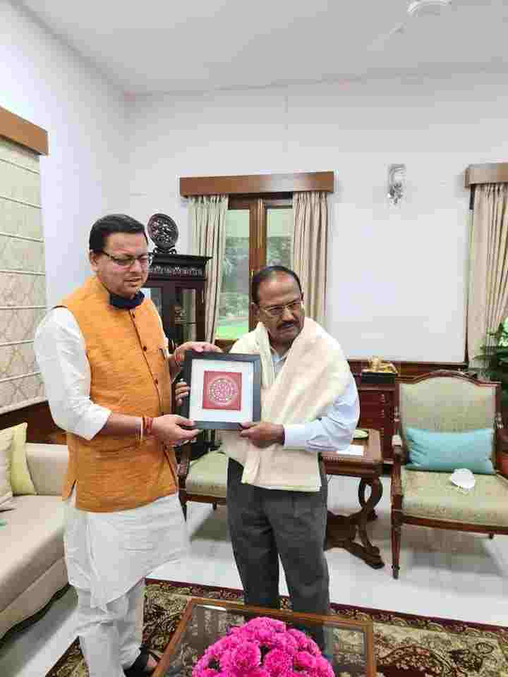 मुख्यमंत्री धामी ने दिल्ली दौरे में राष्ट्रीय सुरक्षा सलाहकार अजीत डोभाल, केन्द्रीय राज्य पर्यटन एवं रक्षा मंत्री अजय भट्ट व राज्य सभा सांसद अनिल बलूनी से भी की भेंट 2 Hello Uttarakhand News »
