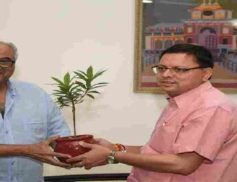Uttarakhand: मुख्यमंत्री पुष्कर सिंह धामी से फिल्म निर्माता बोनी कपूर (Boney Kapoor) ने की भेंट, प्रदेश में फिल्मांकन के संबंध में की चर्चा 5 Hello Uttarakhand News »