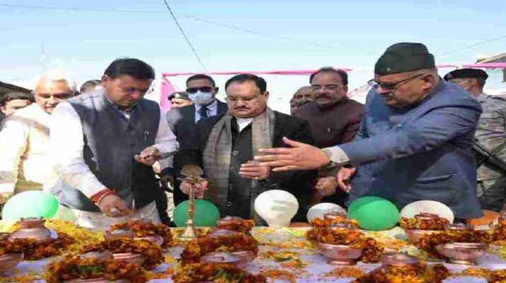 Uttarakhand: मुख्यमंत्री पुष्कर सिंह धामी एवं भाजपा राष्ट्रीय अध्यक्ष जे.पी. नड्डा ने सवाड़ चमोली में सैन्यधाम निर्माण आयोजित शहीद सम्मान यात्रा का किया शुभारम्भ 1 Hello Uttarakhand News »