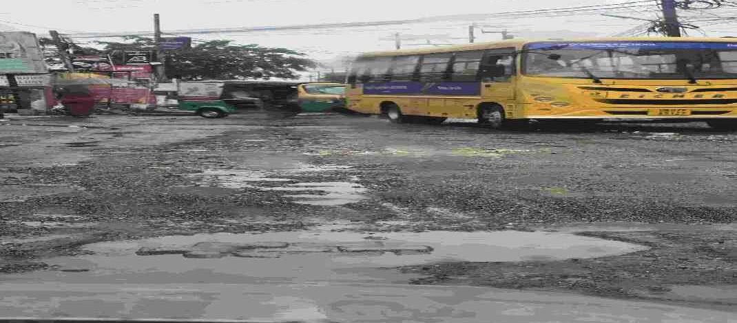ITBP Road in Poor Condition